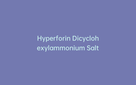 Hyperforin Dicyclohexylammonium Salt