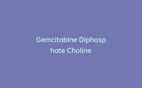 Gemcitabine Diphosphate Choline