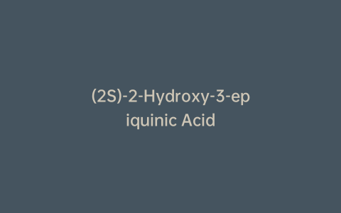 (2S)-2-Hydroxy-3-epiquinic Acid