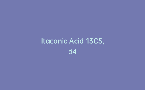 Itaconic Acid-13C5,d4