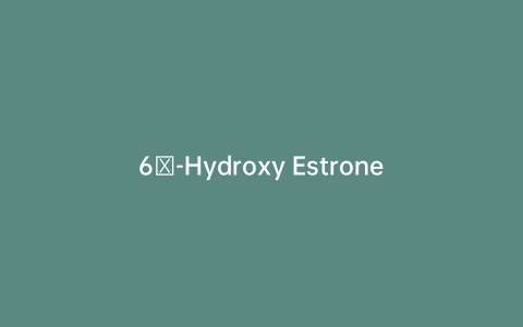 6α-Hydroxy Estrone