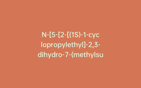 N-[5-[2-[(1S)-1-cyclopropylethyl]-2,3-dihydro-7-(methylsulfonyl)-1-oxo-1H-isoindol-5-yl]-4-methyl-2-thiazolyl] acetamide