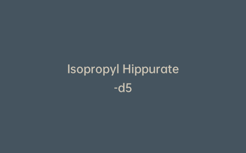 Isopropyl Hippurate-d5