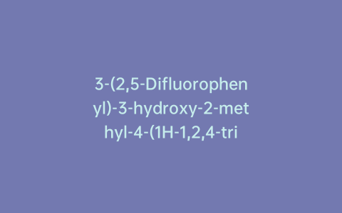 3-(2,5-Difluorophenyl)-3-hydroxy-2-methyl-4-(1H-1,2,4-triazol-1-yl)butanenitrile (Mixture of Diastereomers)