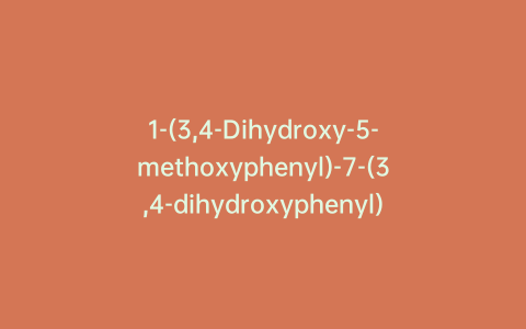 1-(3,4-Dihydroxy-5-methoxyphenyl)-7-(3,4-dihydroxyphenyl)-3-heptanone