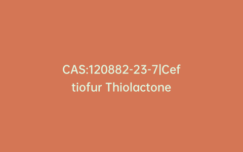 CAS:120882-23-7|Ceftiofur Thiolactone