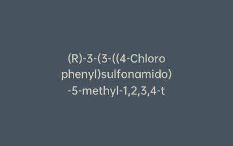 (R)-3-(3-((4-Chlorophenyl)sulfonamido)-5-methyl-1,2,3,4-tetrahydro-9H-carbazol-9-yl)propanoic Acid