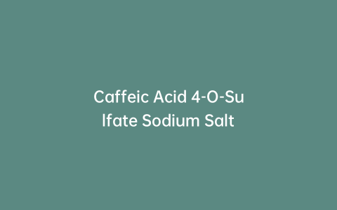 Caffeic Acid 4-O-Sulfate Sodium Salt