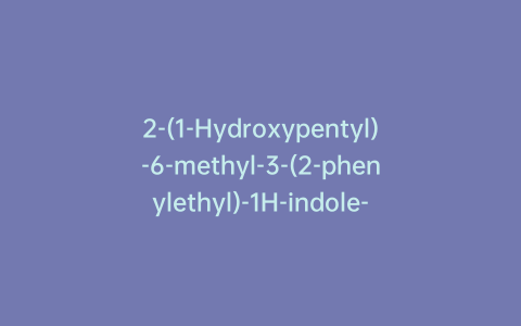 2-(1-Hydroxypentyl)-6-methyl-3-(2-phenylethyl)-1H-indole-5-carboxylic Acid