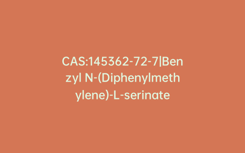 CAS:145362-72-7|Benzyl N-(Diphenylmethylene)-L-serinate