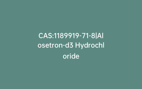 CAS:1189919-71-8|Alosetron-d3 Hydrochloride