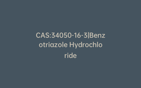 CAS:34050-16-3|Benzotriazole Hydrochloride