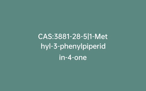 CAS:3881-28-5|1-Methyl-3-phenylpiperidin-4-one