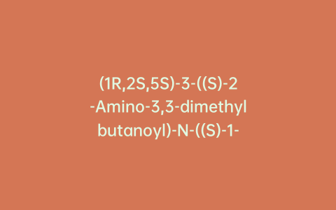 (1R,2S,5S)-3-((S)-2-Amino-3,3-dimethylbutanoyl)-N-((S)-1-cyano-2-((S)-2-oxopyrrolidin-3-yl)ethyl)-6,6-dimethyl-3-azabicyclo[3.1.0]hexane-2-carboxamide