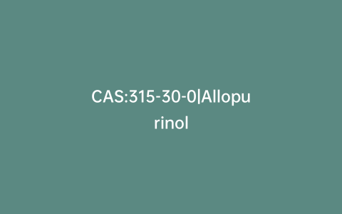 CAS:315-30-0|Allopurinol