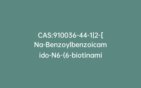 CAS:910036-44-1|2-[Na-Benzoylbenzoicamido-N6-(6-biotinamidocaproyl)-L-lysinylamido]ethyl Methanethiosulfonate