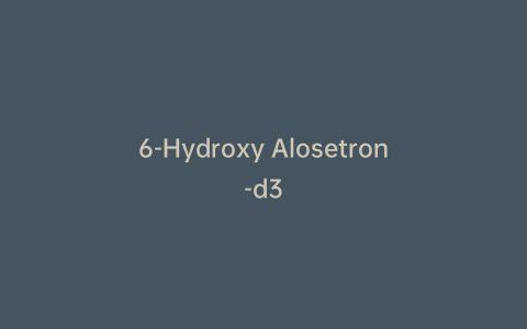 6-Hydroxy Alosetron-d3