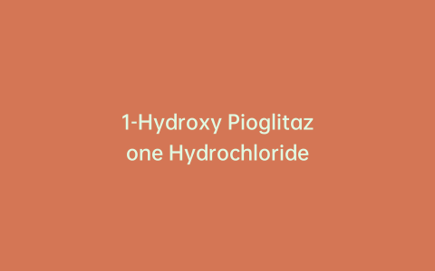 1-Hydroxy Pioglitazone Hydrochloride