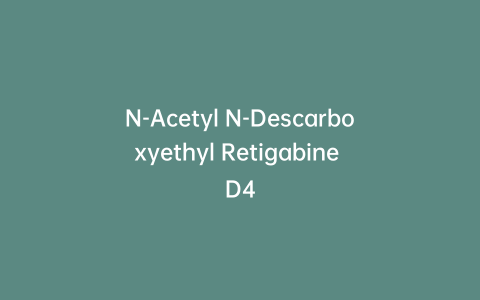 N-Acetyl N-Descarboxyethyl Retigabine D4