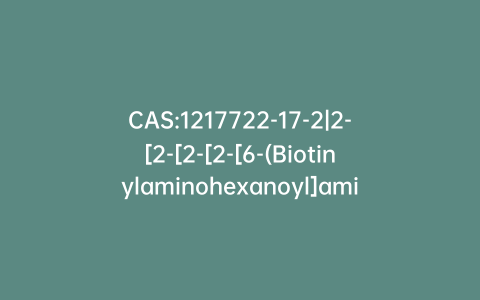 CAS:1217722-17-2|2-[2-[2-[2-[6-(Biotinylaminohexanoyl]aminoethoxy]ethoxy]ethoxy]-4-[3-(trifluoromethyl)-3H-diazirin-3-yl]benzoic Acid N-Hydroxysuccinimide Ester