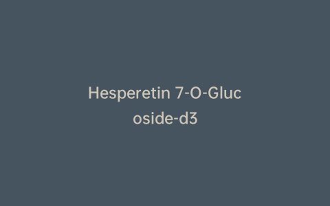 Hesperetin 7-O-Glucoside-d3