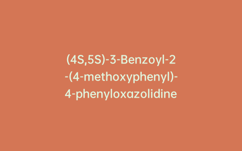 (4S,5S)-3-Benzoyl-2-(4-methoxyphenyl)-4-phenyloxazolidine-5-carboxylic Acid