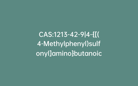 CAS:1213-42-9|4-{[(4-Methylphenyl)sulfonyl]amino}butanoic Acid