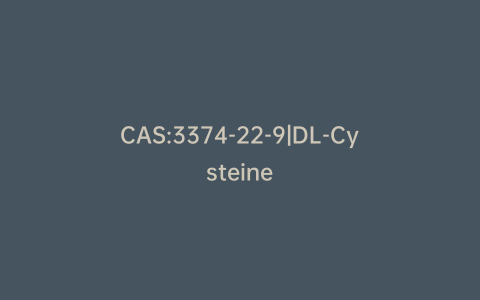 CAS:3374-22-9|DL-Cysteine