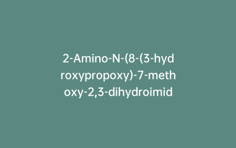 2-Amino-N-(8-(3-hydroxypropoxy)-7-methoxy-2,3-dihydroimidazo[1,2-c]quinazolin-5-yl)pyrimidine-5-carboxamide