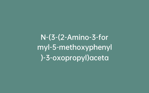 N-(3-(2-Amino-3-formyl-5-methoxyphenyl)-3-oxopropyl)acetamide Hydrochloride