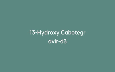 13-Hydroxy Cabotegravir-d3