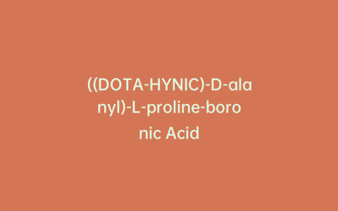 ((DOTA-HYNIC)-D-alanyl)-L-proline-boronic Acid