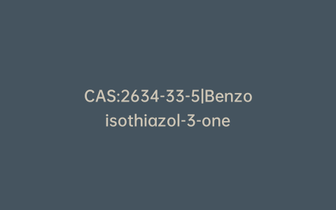 CAS:2634-33-5|Benzoisothiazol-3-one