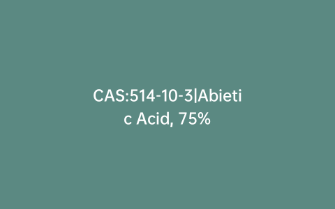 CAS:514-10-3|Abietic Acid, 75%