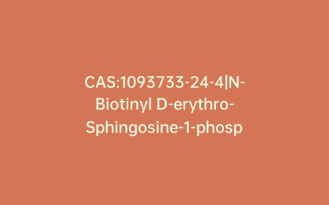 CAS:1093733-24-4|N-Biotinyl D-erythro-Sphingosine-1-phosphate