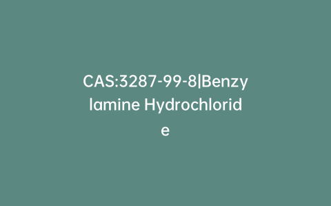 CAS:3287-99-8|Benzylamine Hydrochloride