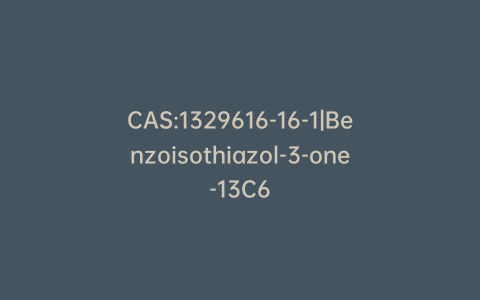 CAS:1329616-16-1|Benzoisothiazol-3-one-13C6