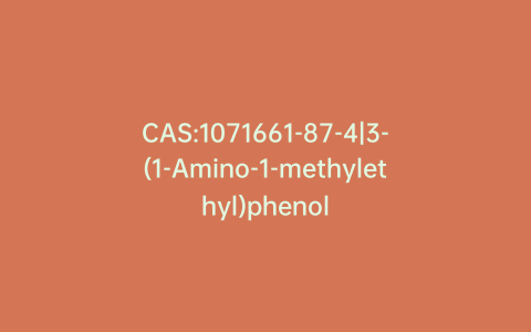 CAS:1071661-87-4|3-(1-Amino-1-methylethyl)phenol