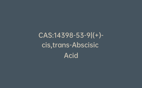 CAS:14398-53-9|(+)-cis,trans-Abscisic Acid