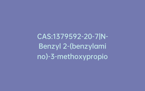 CAS:1379592-20-7|N-Benzyl 2-(benzylamino)-3-methoxypropionamide