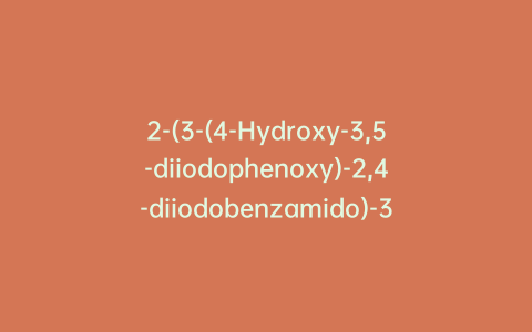 2-(3-(4-Hydroxy-3,5-diiodophenoxy)-2,4-diiodobenzamido)-3-(4-(4-hydroxy-3-iodophenoxy)-3,5-diiodophenyl)propanoic Acid, Amide-Bridged