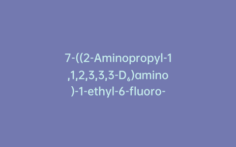 7-((2-Aminopropyl-1,1,2,3,3,3-D₆)amino)-1-ethyl-6-fluoro-4-oxo-1,4-dihydroquinoline-3-carboxylic Acid Hydrochloride