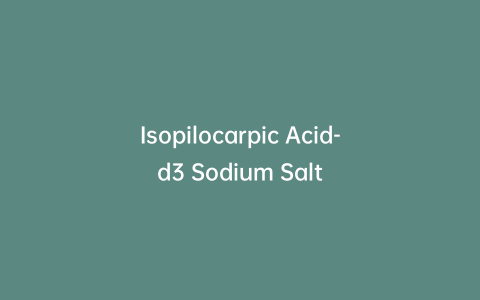 Isopilocarpic Acid-d3 Sodium Salt