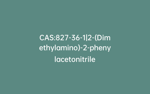 CAS:827-36-1|2-(Dimethylamino)-2-phenylacetonitrile