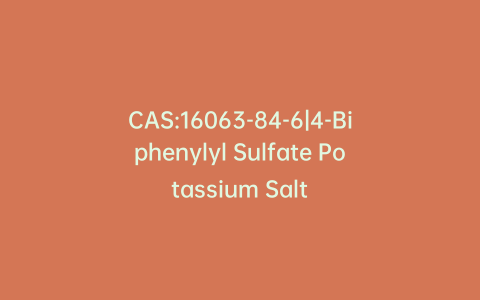 CAS:16063-84-6|4-Biphenylyl Sulfate Potassium Salt