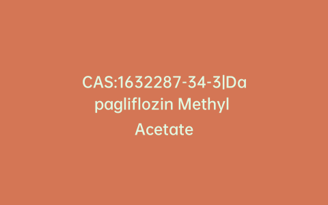 CAS:1632287-34-3|Dapagliflozin Methyl Acetate