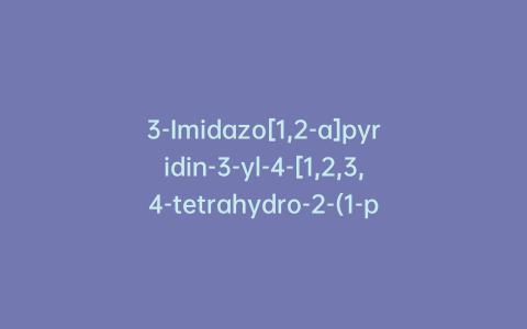 3-Imidazo[1,2-a]pyridin-3-yl-4-[1,2,3,4-tetrahydro-2-(1-piperidinylcarbonyl)pyrrolo[3,2,1-jk][1,4]benzodiazepin-7-yl]-1H-pyrrole-2,5-dione