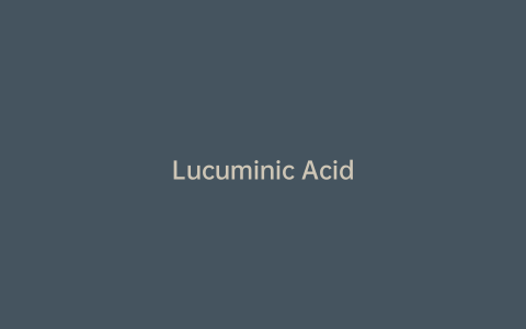 Lucuminic Acid