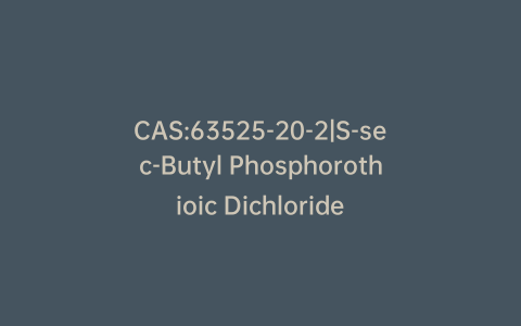 CAS:63525-20-2|S-sec-Butyl Phosphorothioic Dichloride