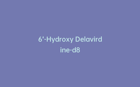 6’-Hydroxy Delavirdine-d8